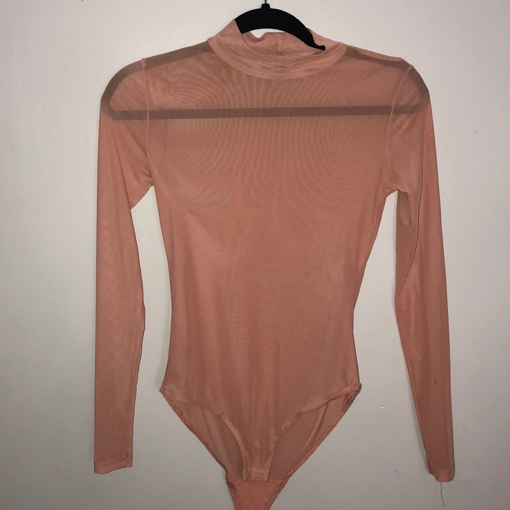 Sheer Long Sleeve Bodysuit😍